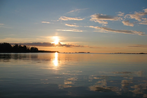 Le groupe d'îles de Mikkelinsaaret, au nord de Vaasa, fait partie du site du patrimoine naturel de Kvarken.