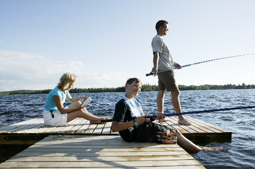 Ловля поплавочной удочкой популярный способ рыбной ловли в Финляндии.