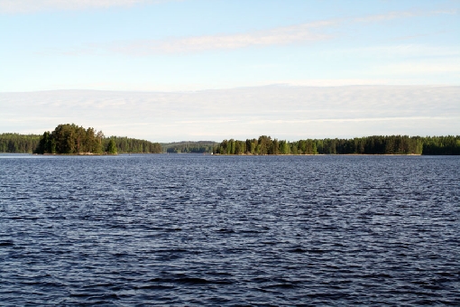 Narrow straits and sounds are typical for the Vilppula Route.