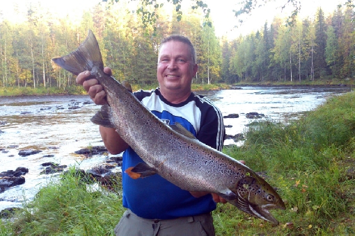 You can also catch salmon on River Kiiminkijoki.
