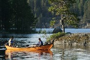 Łowienie siei spinningiem. Jezioro Airakselanjärvi, Karttula. (Kimmo Pöri)
